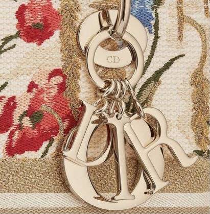 Сумка Dior Lady D-lite Бежевая