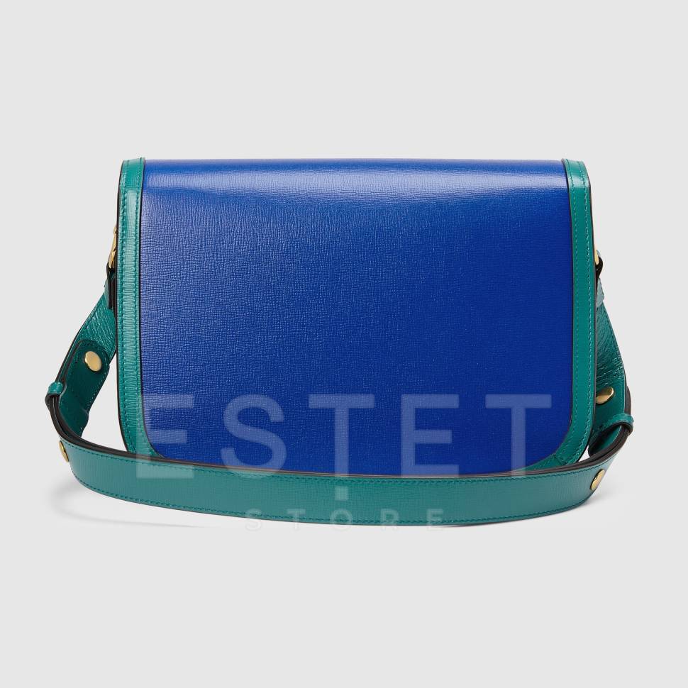 Сумка Gucci Horsebit 1955 Бирюзовая