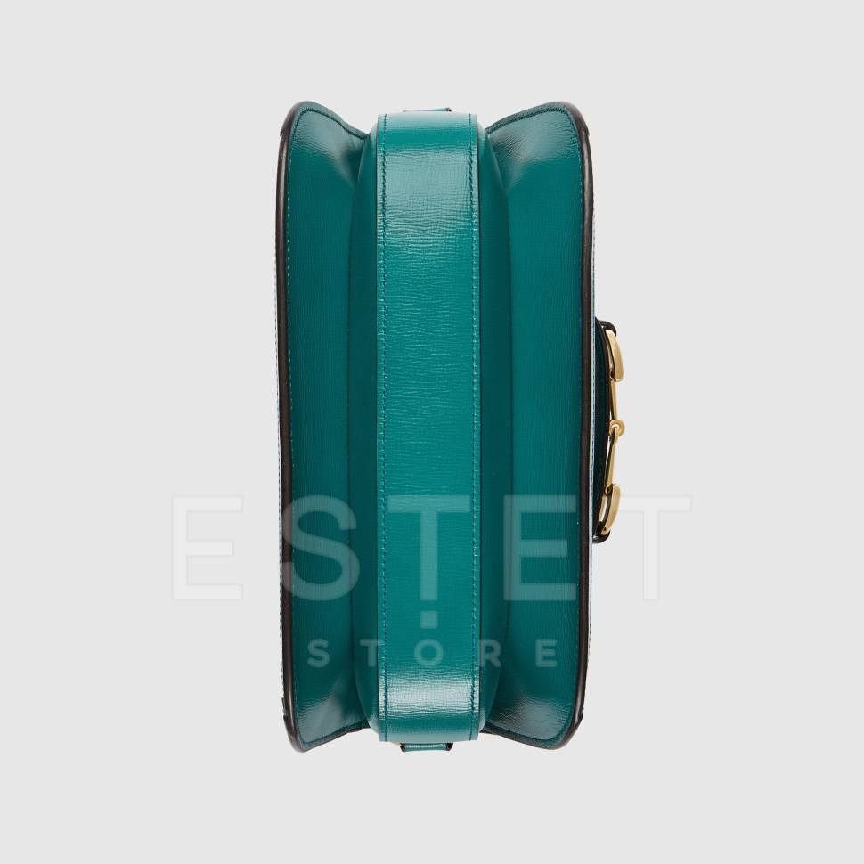 Сумка Gucci Horsebit 1955 Бирюзовая