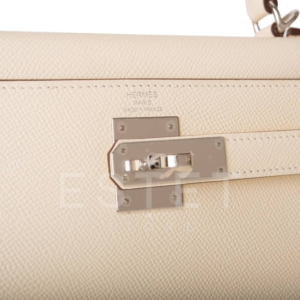 Сумка Hermes Herm Кремовая