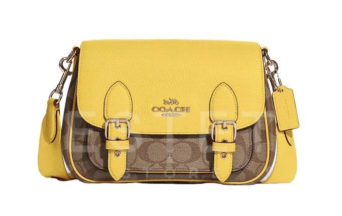 Сумка Coach Lucy Crossbody Желтая