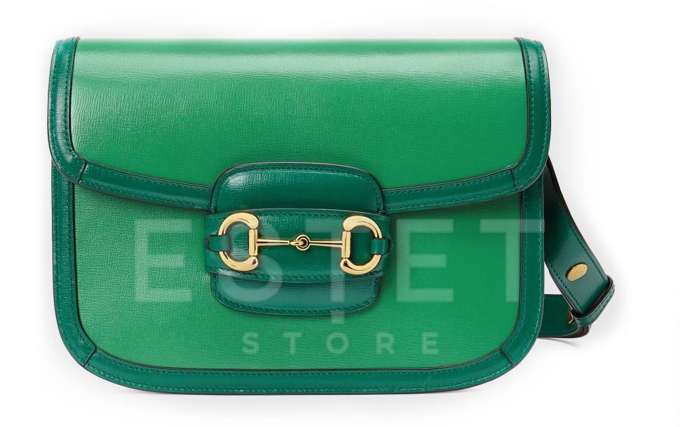 Сумка Gucci Horsebit 1955 Зеленая