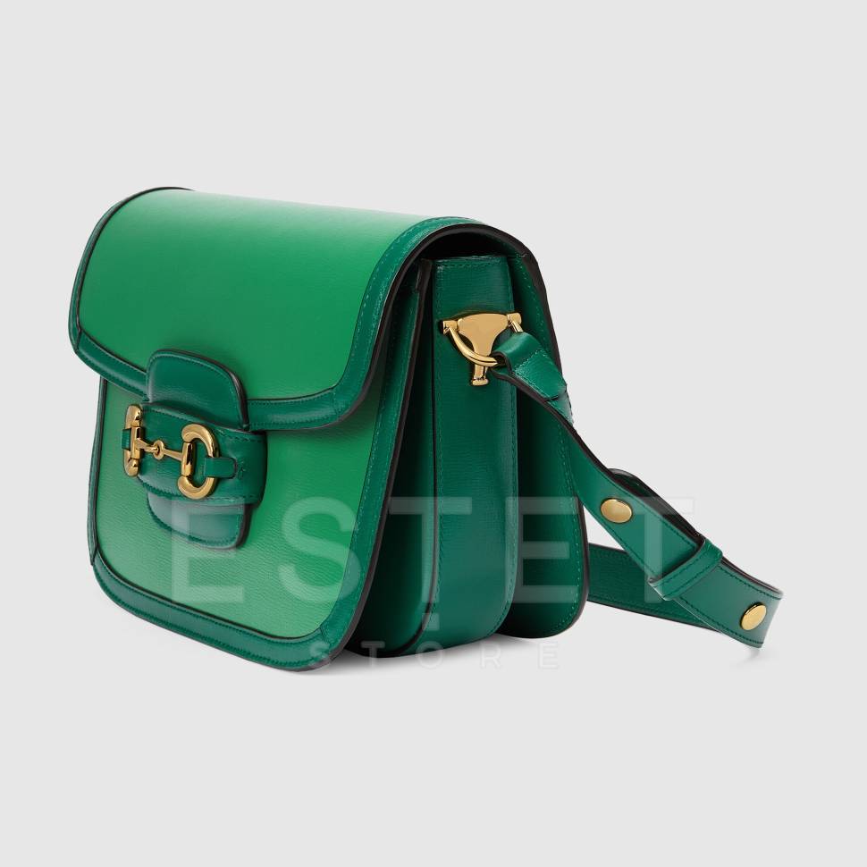 Сумка Gucci Horsebit 1955 Зеленая