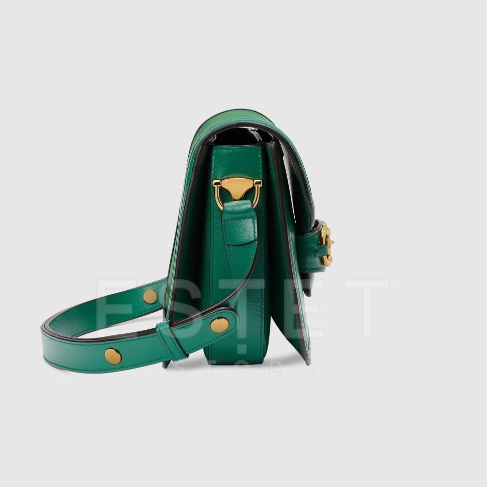 Сумка Gucci Horsebit 1955 Зеленая
