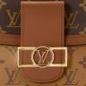 Сумка Louis Vuitton Dauphine Mm Коричневая