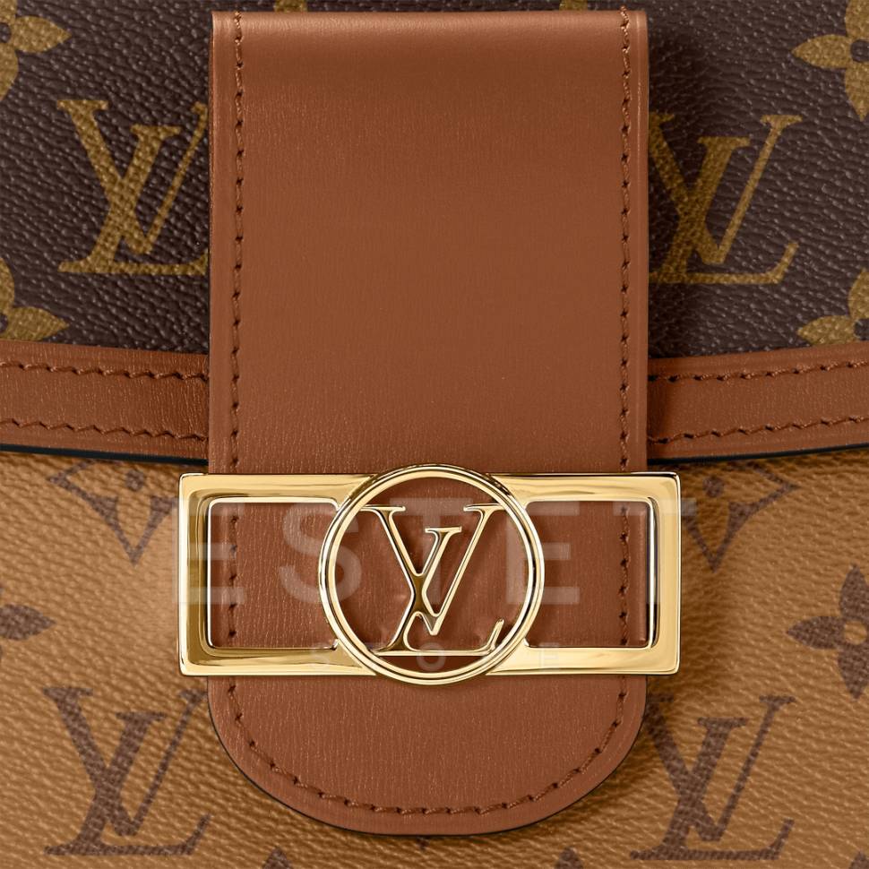 Сумка Louis Vuitton Dauphine Mm Коричневая