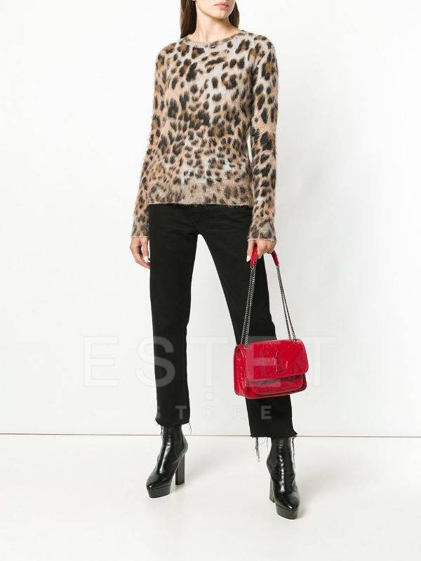 Сумка Saint Laurent Niki Medium Красная