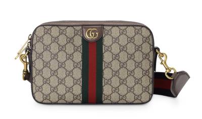 Сумка Gucci Ophidia Gg Бежевая