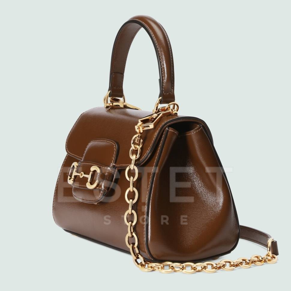 Сумка Gucci Horsebit 1955 Коричневая