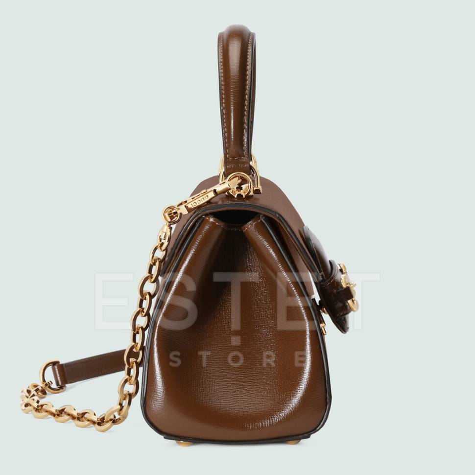 Сумка Gucci Horsebit 1955 Коричневая