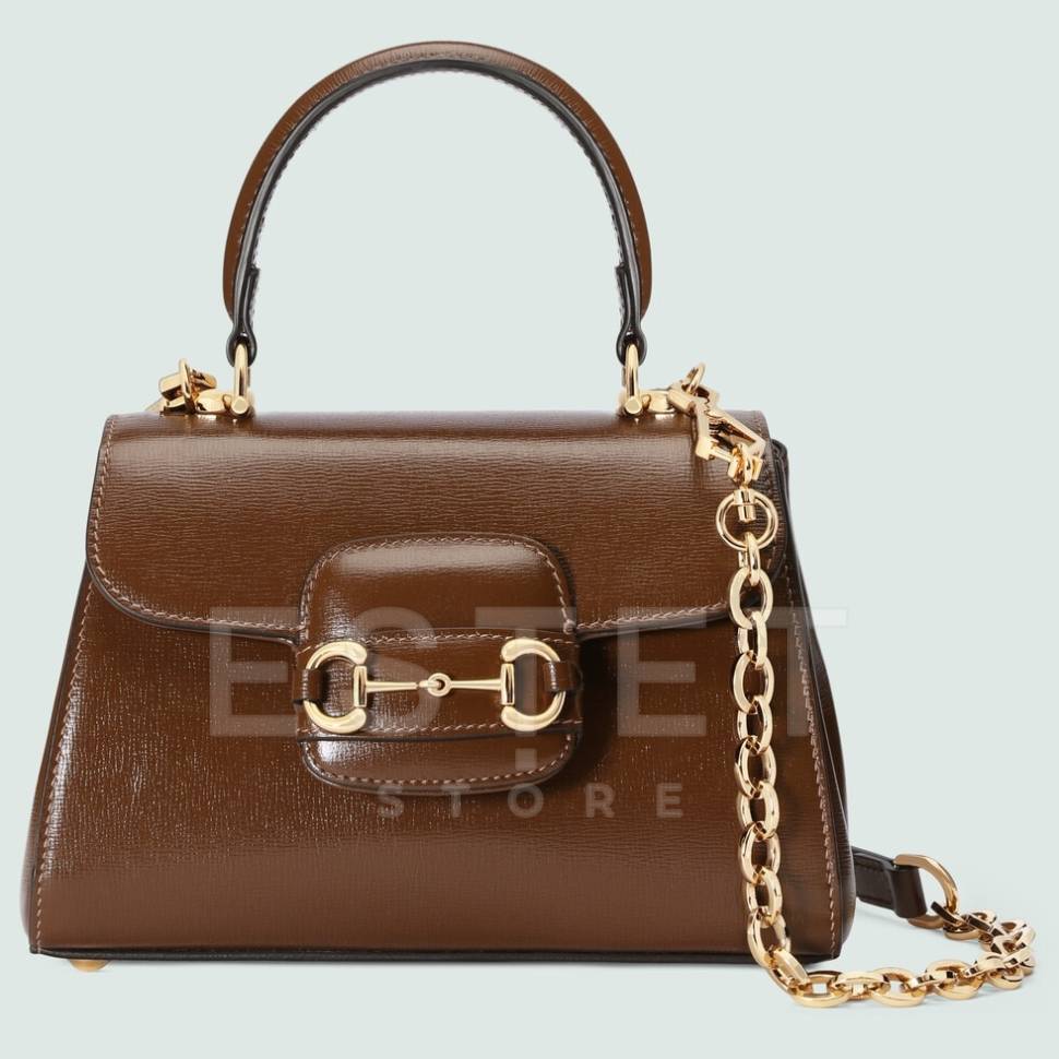 Сумка Gucci Horsebit 1955 Коричневая