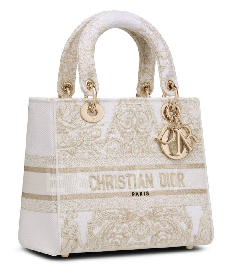 Сумка Dior Lady D-lite Белая