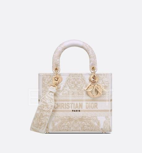 Сумка Dior Lady D-lite Белая