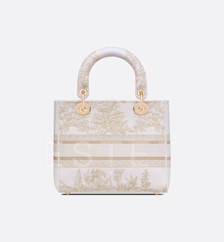 Сумка Dior Lady D-lite Белая