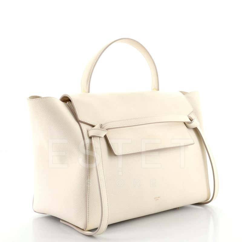 Сумка Celine Micro Belt Bag Кремовая