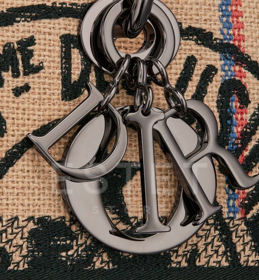 Сумка Dior Lady D-lite Бежевая