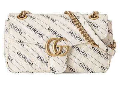 Сумка Gucci Gg Marmont The Hacker Project Белая