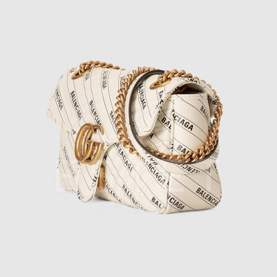 Сумка Gucci Gg Marmont The Hacker Project Белая