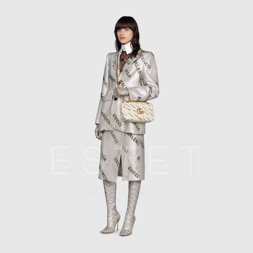 Сумка Gucci Gg Marmont The Hacker Project Белая