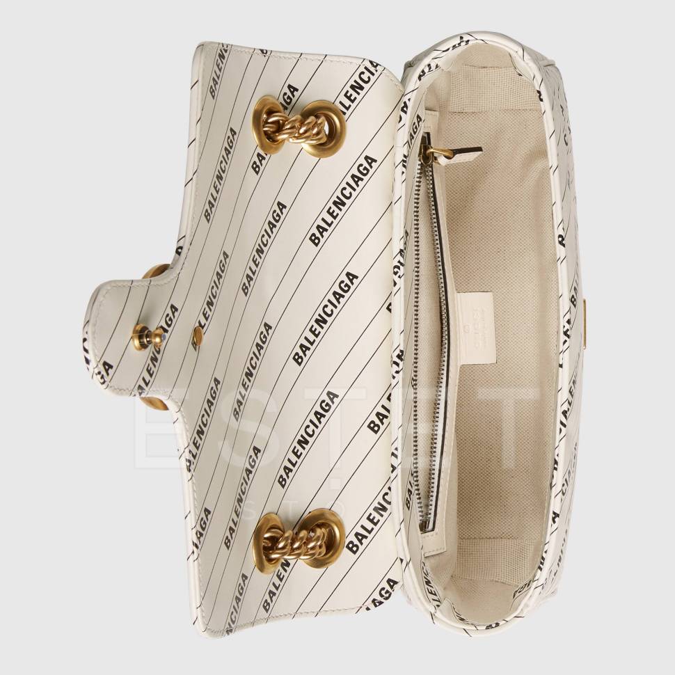 Сумка Gucci Gg Marmont The Hacker Project Белая