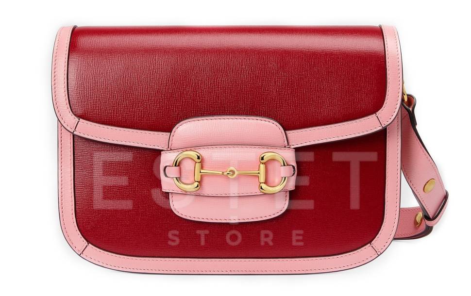 Сумка Gucci Horsebit 1955 Розовая