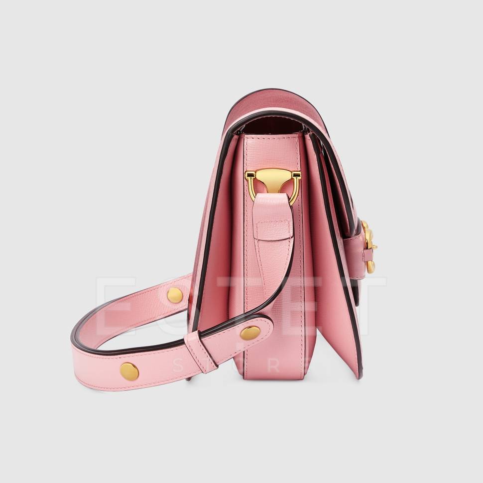 Сумка Gucci Horsebit 1955 Розовая