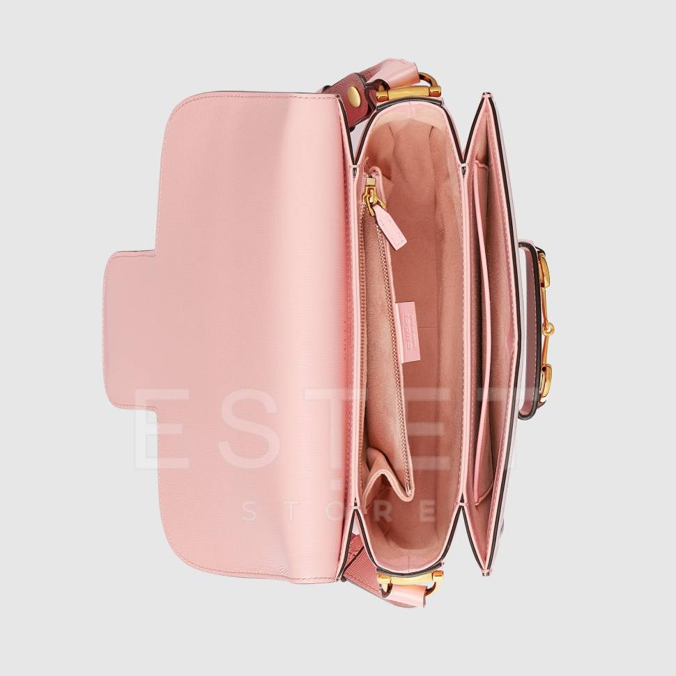 Сумка Gucci Horsebit 1955 Розовая