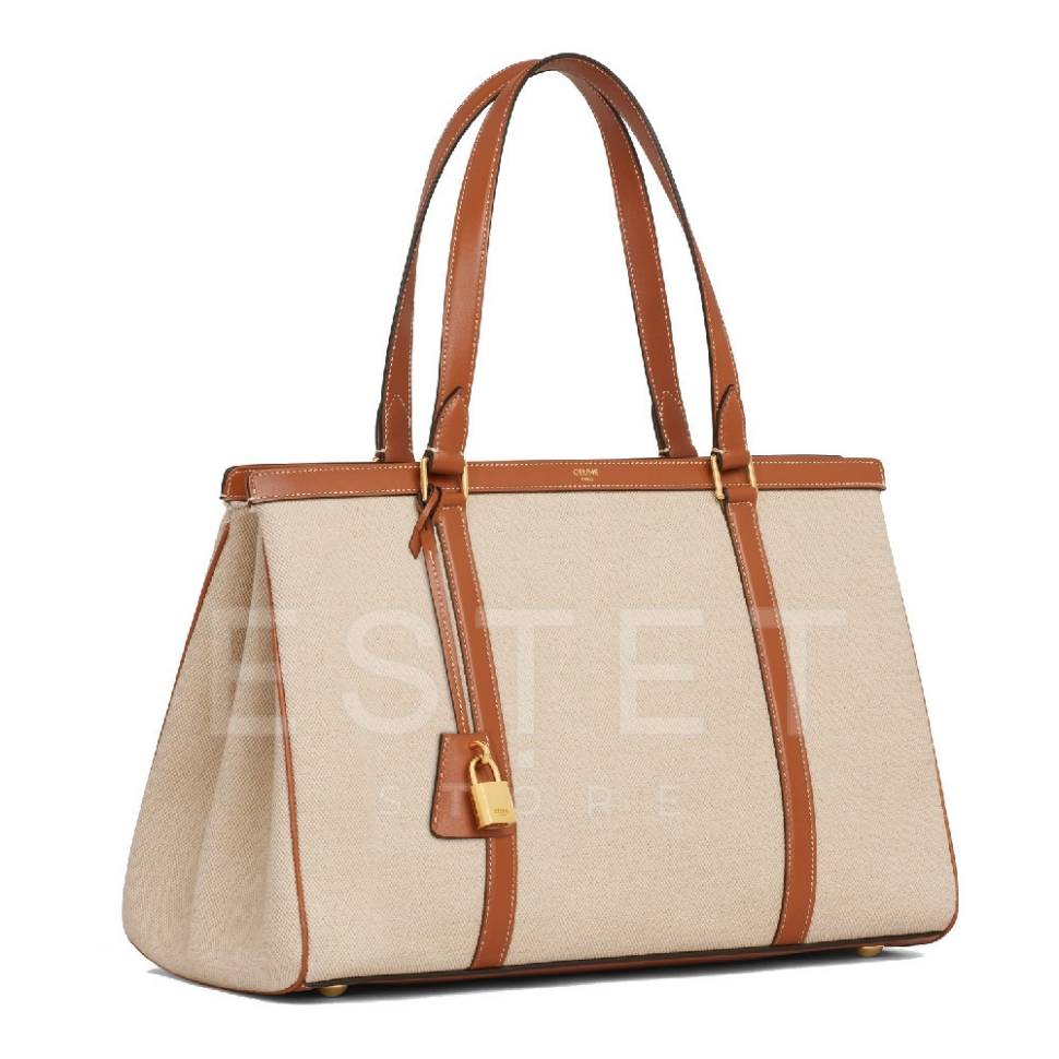Сумка Celine Medium Cabas 16 Бежевая