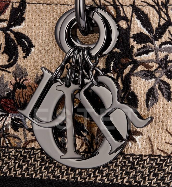 Сумка Dior Lady D-lite Бежевая