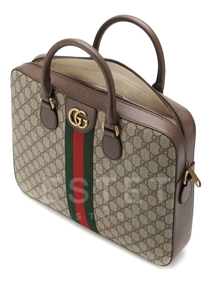 Сумка Gucci Ophidia Gg Бежевая