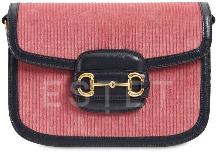 Сумка Gucci Horsebit 1955 Розовая