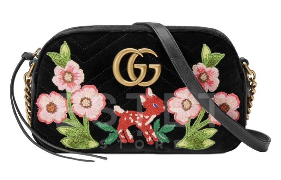 Сумка Gucci Gg Marmont Matelasse Черная