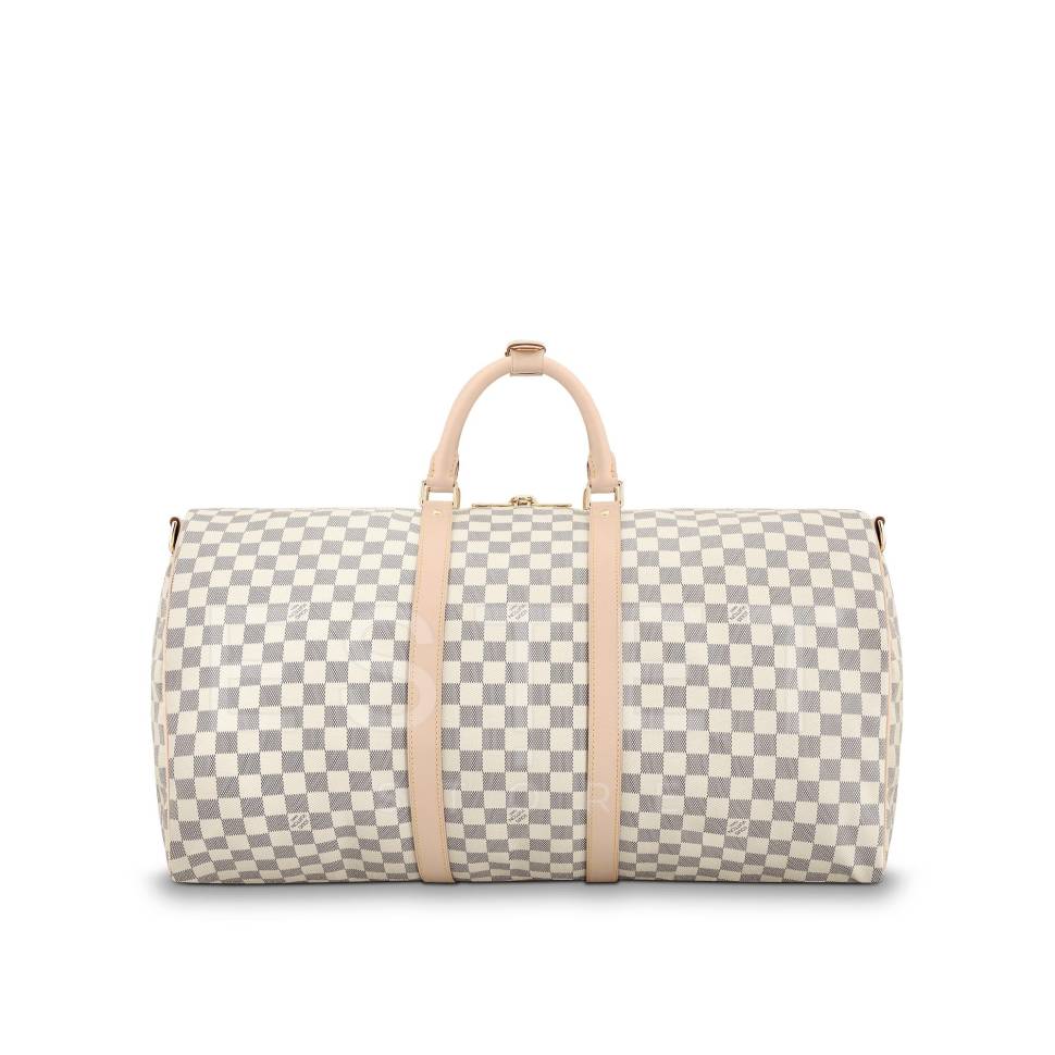 Сумка Louis Vuitton Keepall 55 Светло-серая
