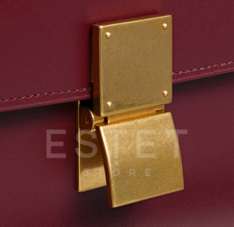 Сумка Celine Medium Classic Bag In Box Бордовая