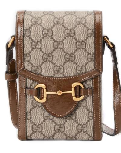 Сумка Gucci Horsebit 1955 Коричневая