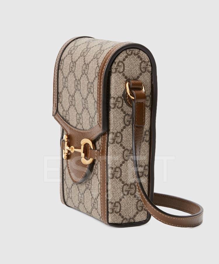 Сумка Gucci Horsebit 1955 Коричневая