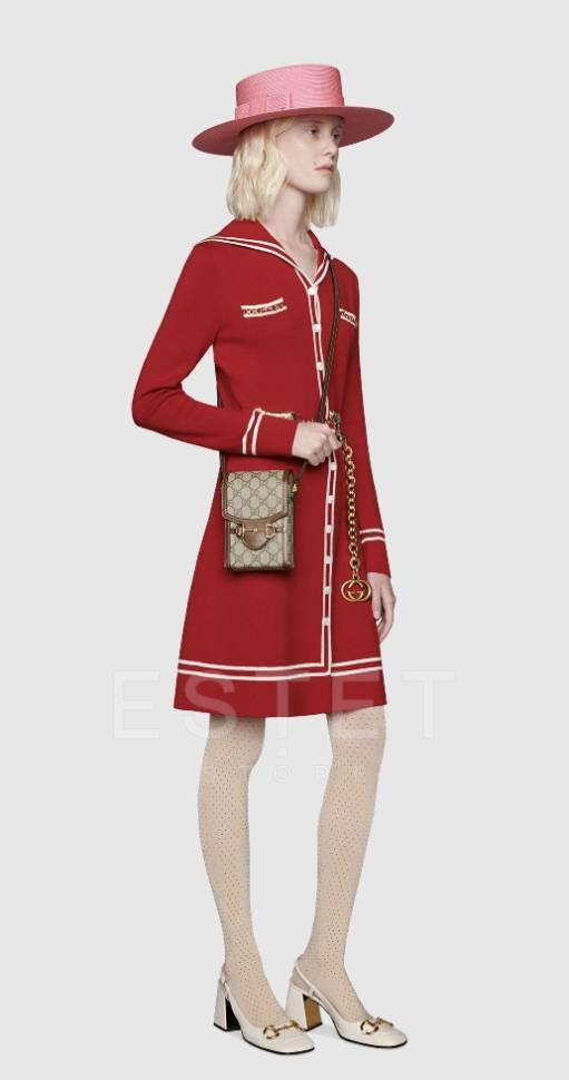 Сумка Gucci Horsebit 1955 Коричневая