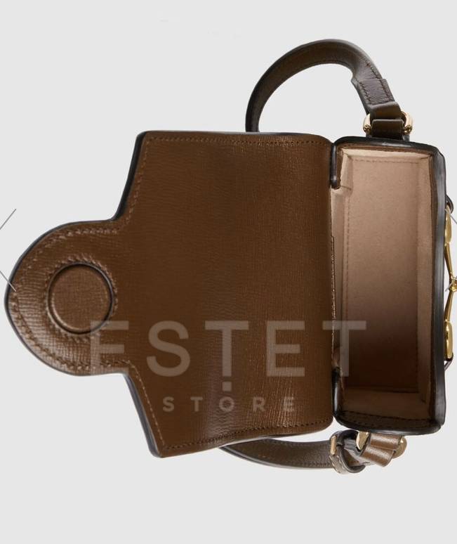 Сумка Gucci Horsebit 1955 Коричневая