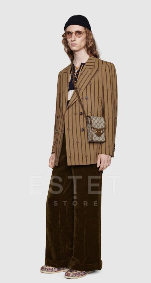 Сумка Gucci Horsebit 1955 Коричневая