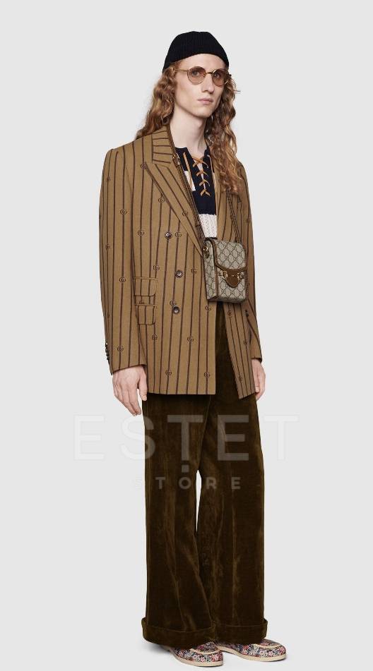 Сумка Gucci Horsebit 1955 Коричневая