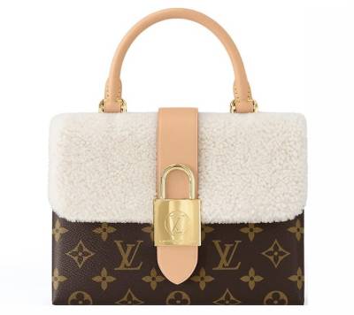 Сумка Louis Vuitton Locky Bb Темно-коричневая