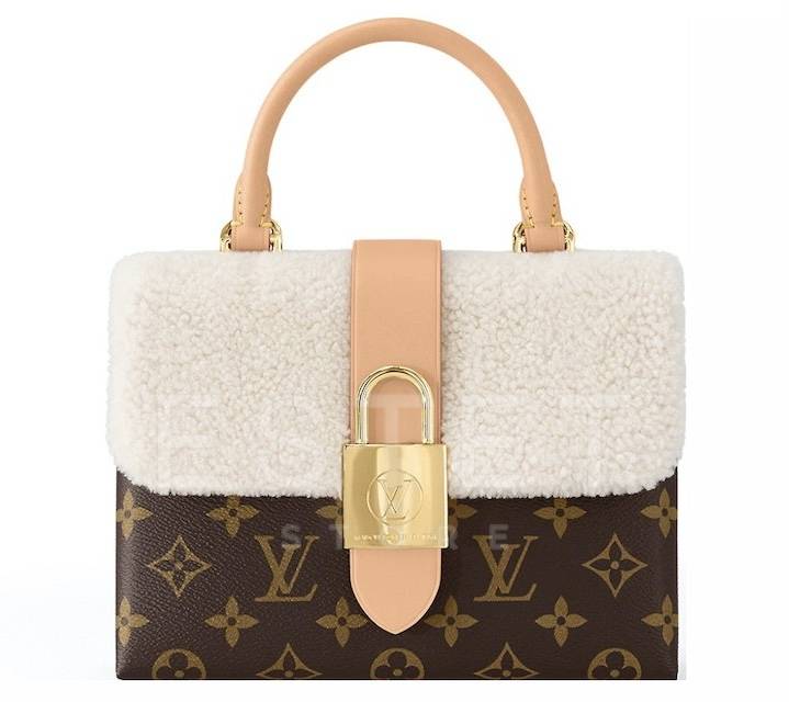 Сумка Louis Vuitton Locky Bb Темно-коричневая
