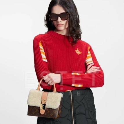 Сумка Louis Vuitton Locky Bb Темно-коричневая