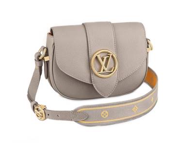 Сумка Louis Vuitton Lv Pont 9 Soft Pm Светло-серая