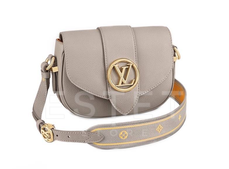 Сумка Louis Vuitton Lv Pont 9 Soft Pm Светло-серая