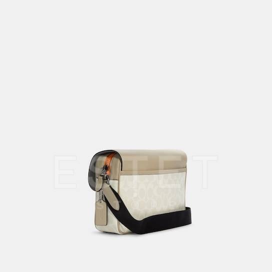 Сумка Coach Track Бежевая