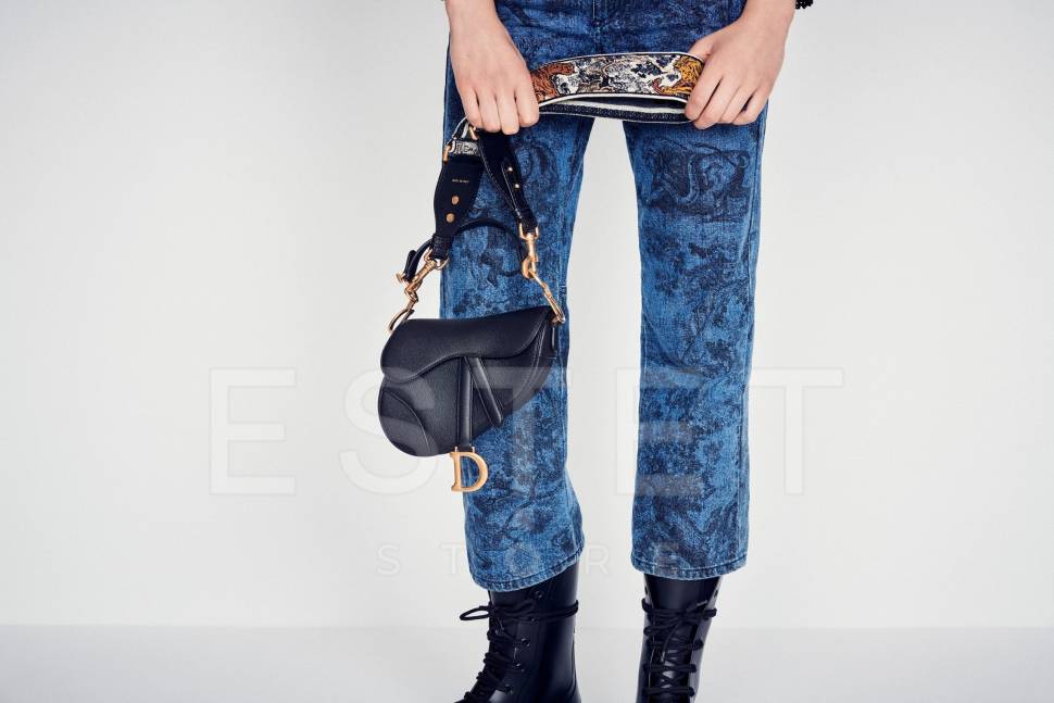 Сумка Dior Saddle Черная