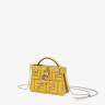 Сумка Fendi Peekaboo Iconic Mini Желтая