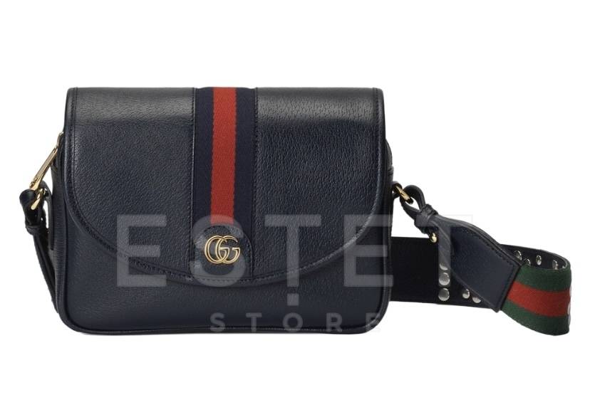 Сумка Gucci Ophidia Gg Темно-синяя