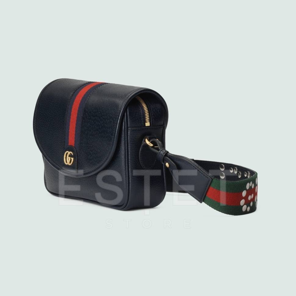 Сумка Gucci Ophidia Gg Темно-синяя